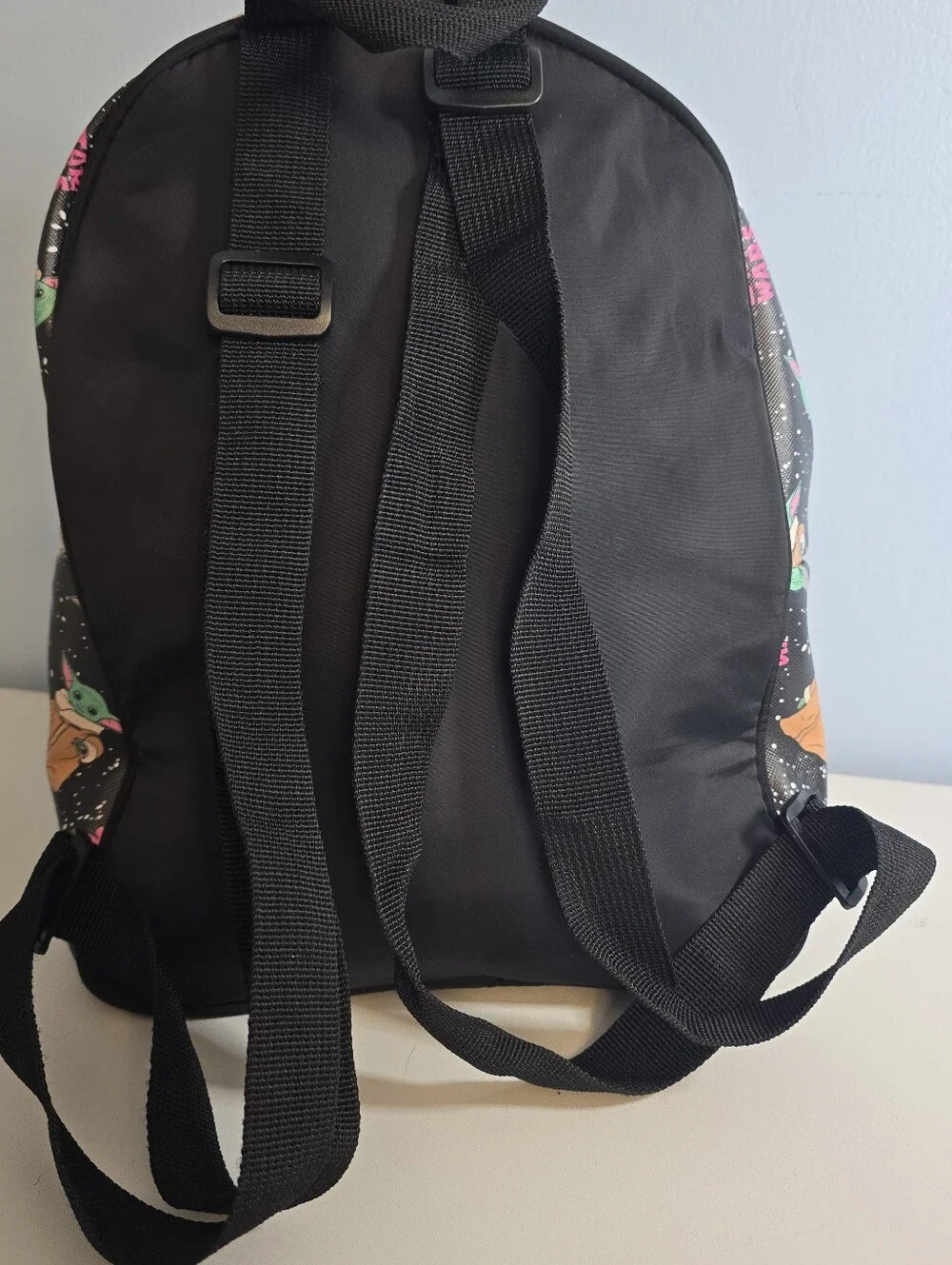 Grogu Baby Yoda Star Wars Bioworld Small Backpack Black